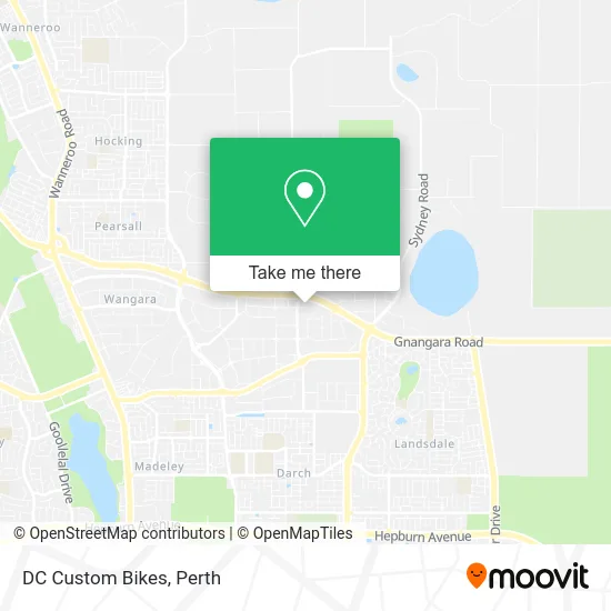 Mapa DC Custom Bikes