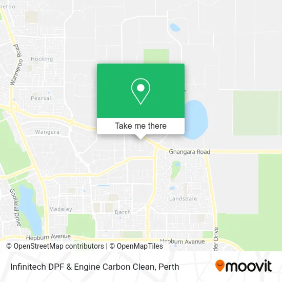 Infinitech DPF & Engine Carbon Clean map