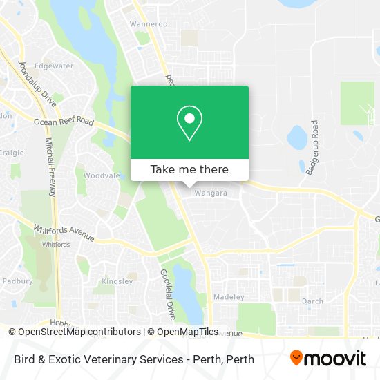 Bird & Exotic Veterinary Services - Perth map