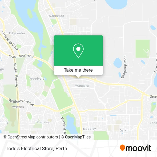 Mapa Todd's Electrical Store