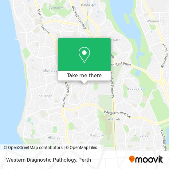 Western Diagnostic Pathology map