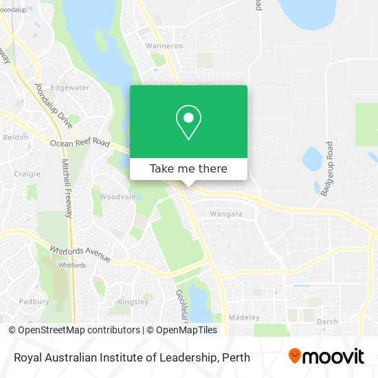 Royal Australian Institute of Leadership map