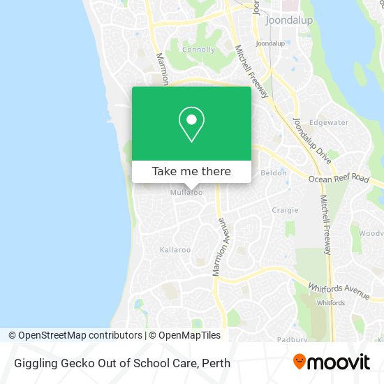 Giggling Gecko Out of School Care map