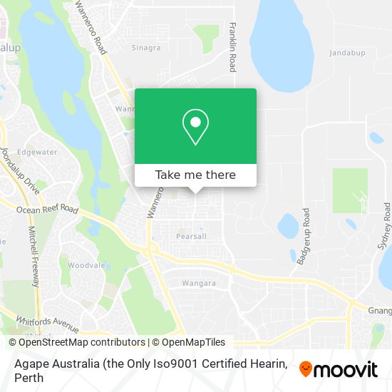 Agape Australia map