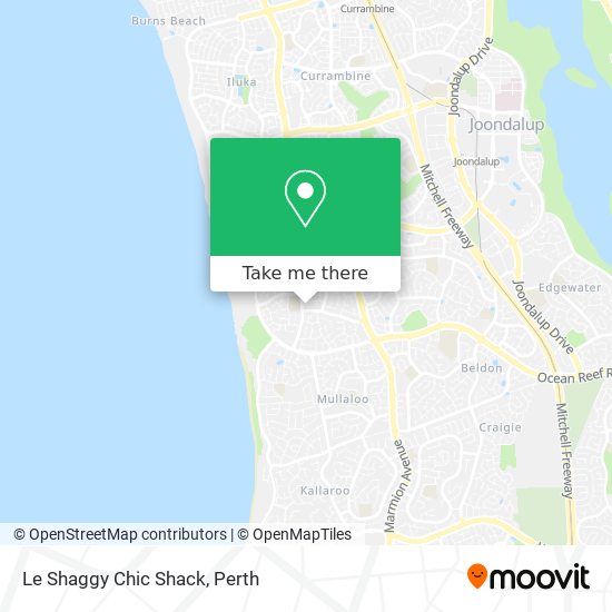 Le Shaggy Chic Shack map