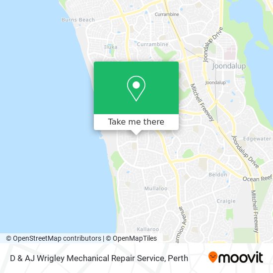 D & AJ Wrigley Mechanical Repair Service map