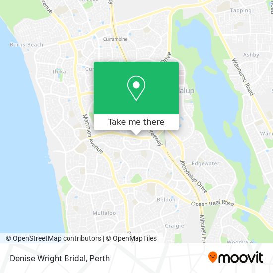 Denise Wright Bridal map