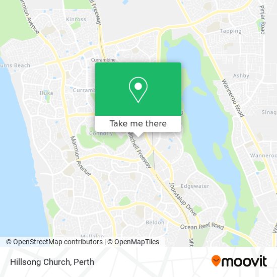 Hillsong Church map