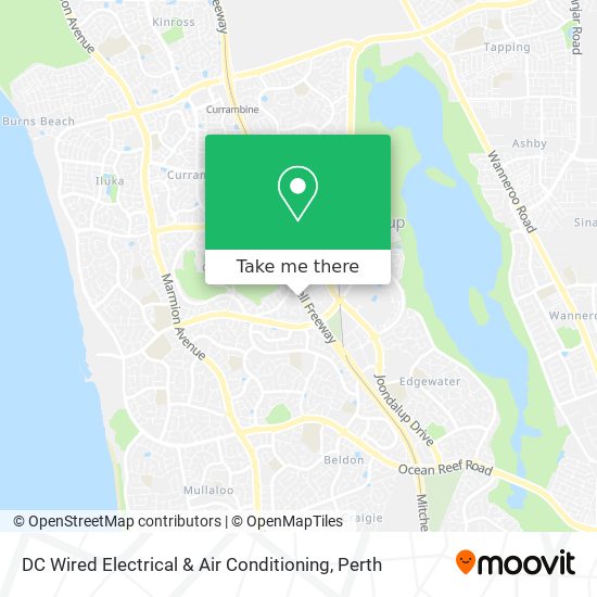 DC Wired Electrical & Air Conditioning map
