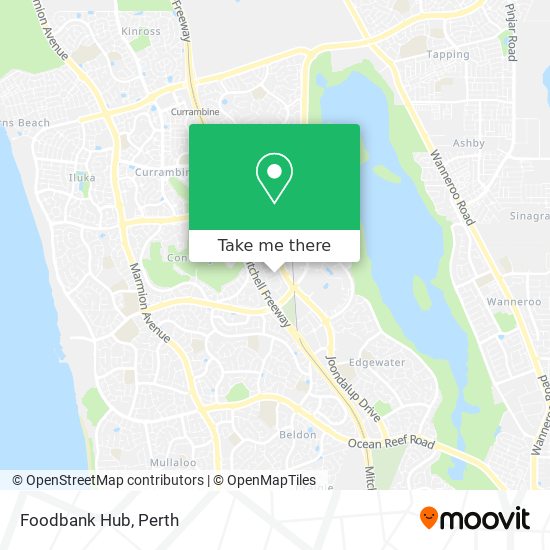 Foodbank Hub map