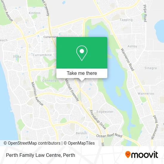 Mapa Perth Family Law Centre