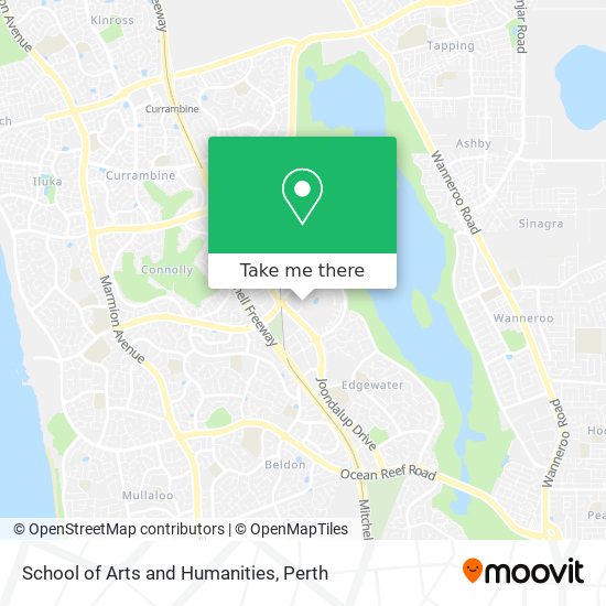 School of Arts and Humanities map
