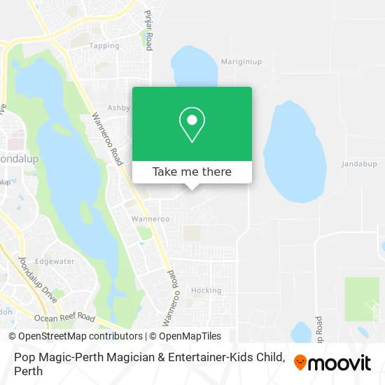 Pop Magic-Perth Magician & Entertainer-Kids Child map