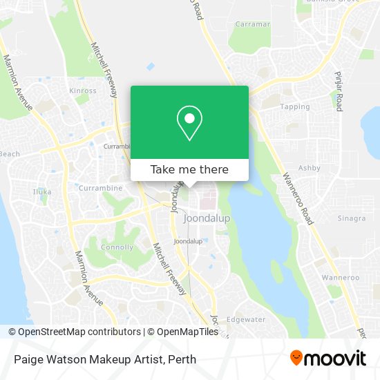 Paige Watson Makeup Artist map