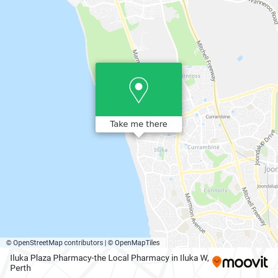 Iluka Plaza Pharmacy-the Local Pharmacy in Iluka W map