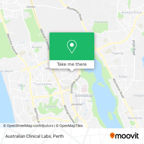 Australian Clinical Labs map