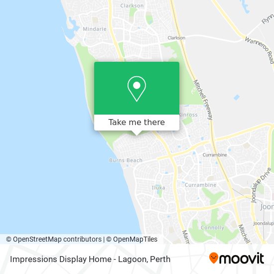 Mapa Impressions Display Home - Lagoon