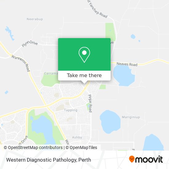 Western Diagnostic Pathology map