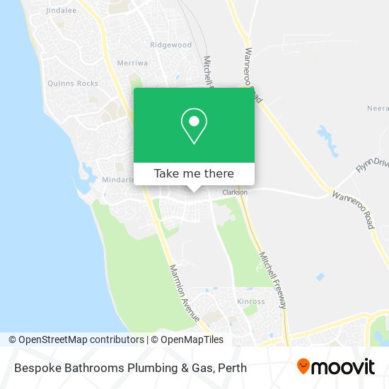 Bespoke Bathrooms Plumbing & Gas map