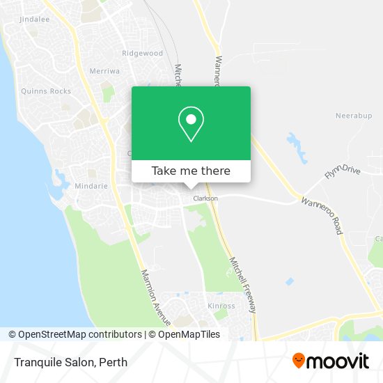 Tranquile Salon map