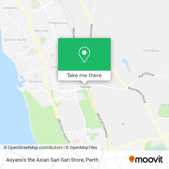 Asyano's the Asian Sari-Sari Store map