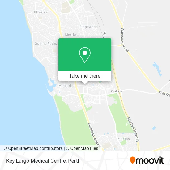 Mapa Key Largo Medical Centre