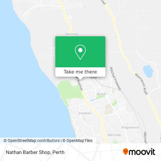 Mapa Nathan Barber Shop