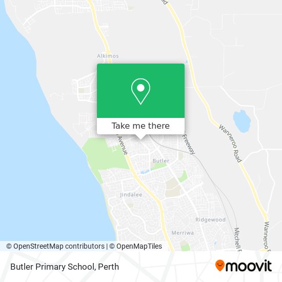 Butler Primary School map