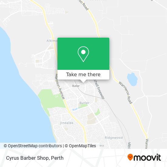 Cyrus Barber Shop map