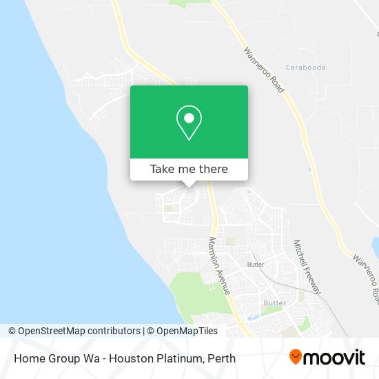 Mapa Home Group Wa - Houston Platinum