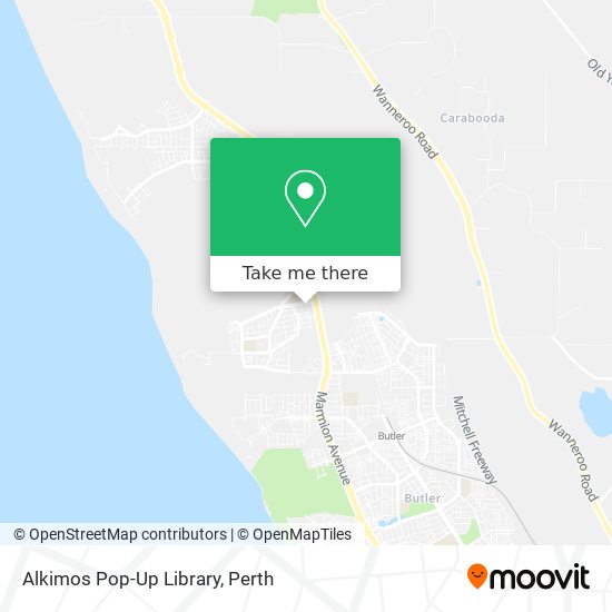 Alkimos Pop-Up Library map