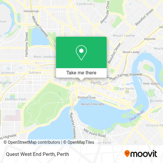 Mapa Quest West End Perth