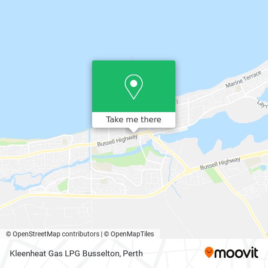 Kleenheat Gas LPG Busselton map