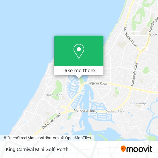 King Carnival Mini Golf map