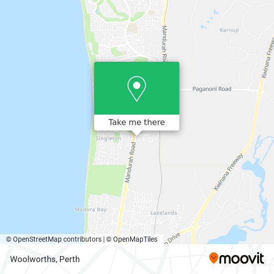 Woolworths map