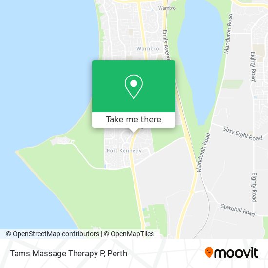 Tams Massage Therapy P map