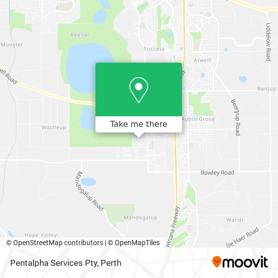 Pentalpha Services Pty map