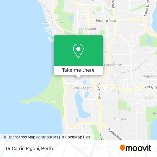 Dr Carrie Rigoni map