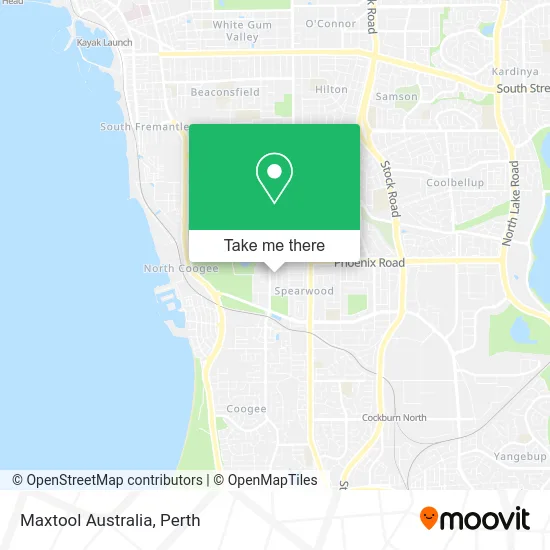 Mapa Maxtool Australia