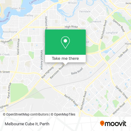 Melbourne Cube It map