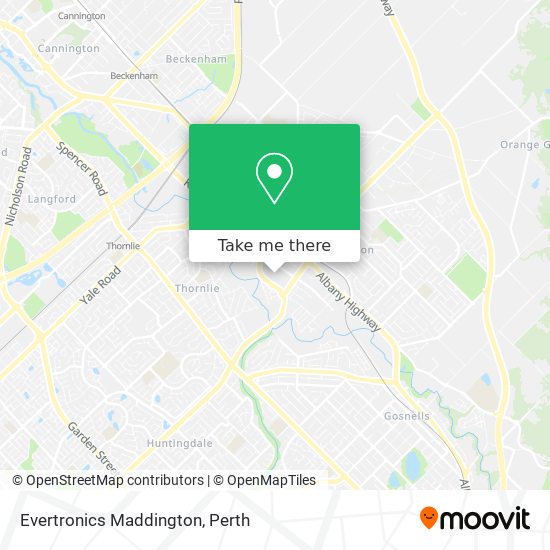 Evertronics Maddington map