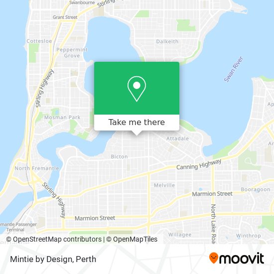 Mintie by Design map