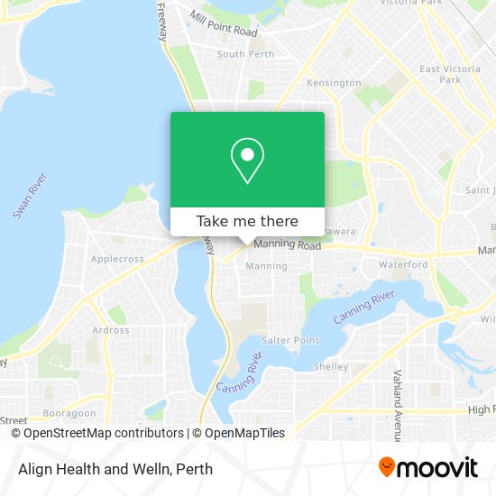 Align Health and Welln map