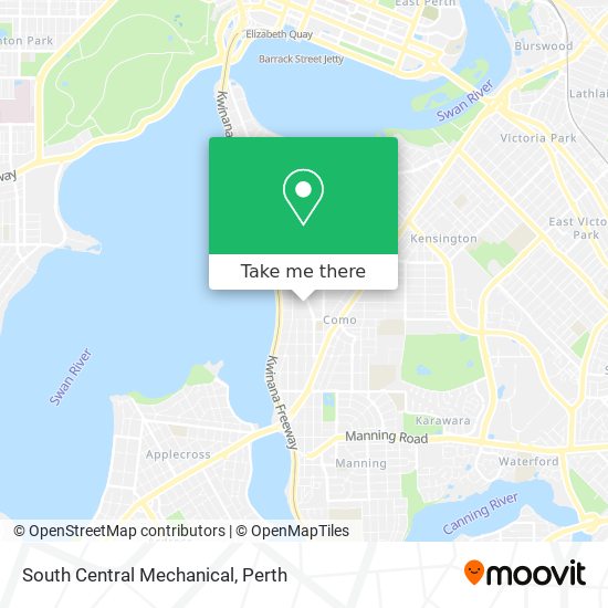 South Central Mechanical map