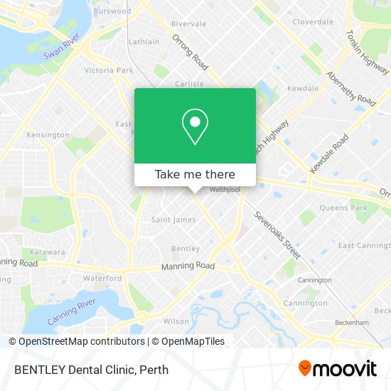 BENTLEY Dental Clinic map