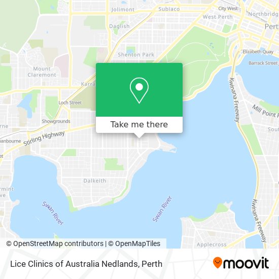Mapa Lice Clinics of Australia Nedlands