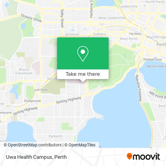 Uwa Health Campus map