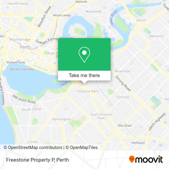 Mapa Freestone Property P