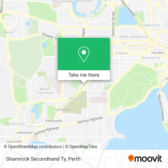 Shamrock Secondhand Ty map
