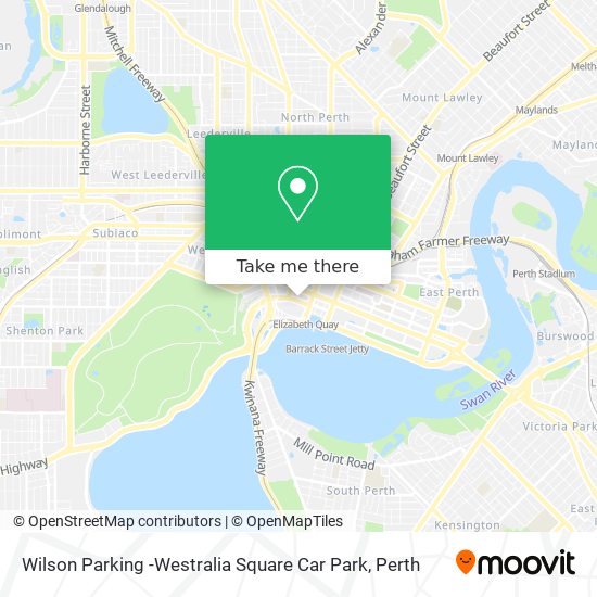 Wilson Parking -Westralia Square Car Park map